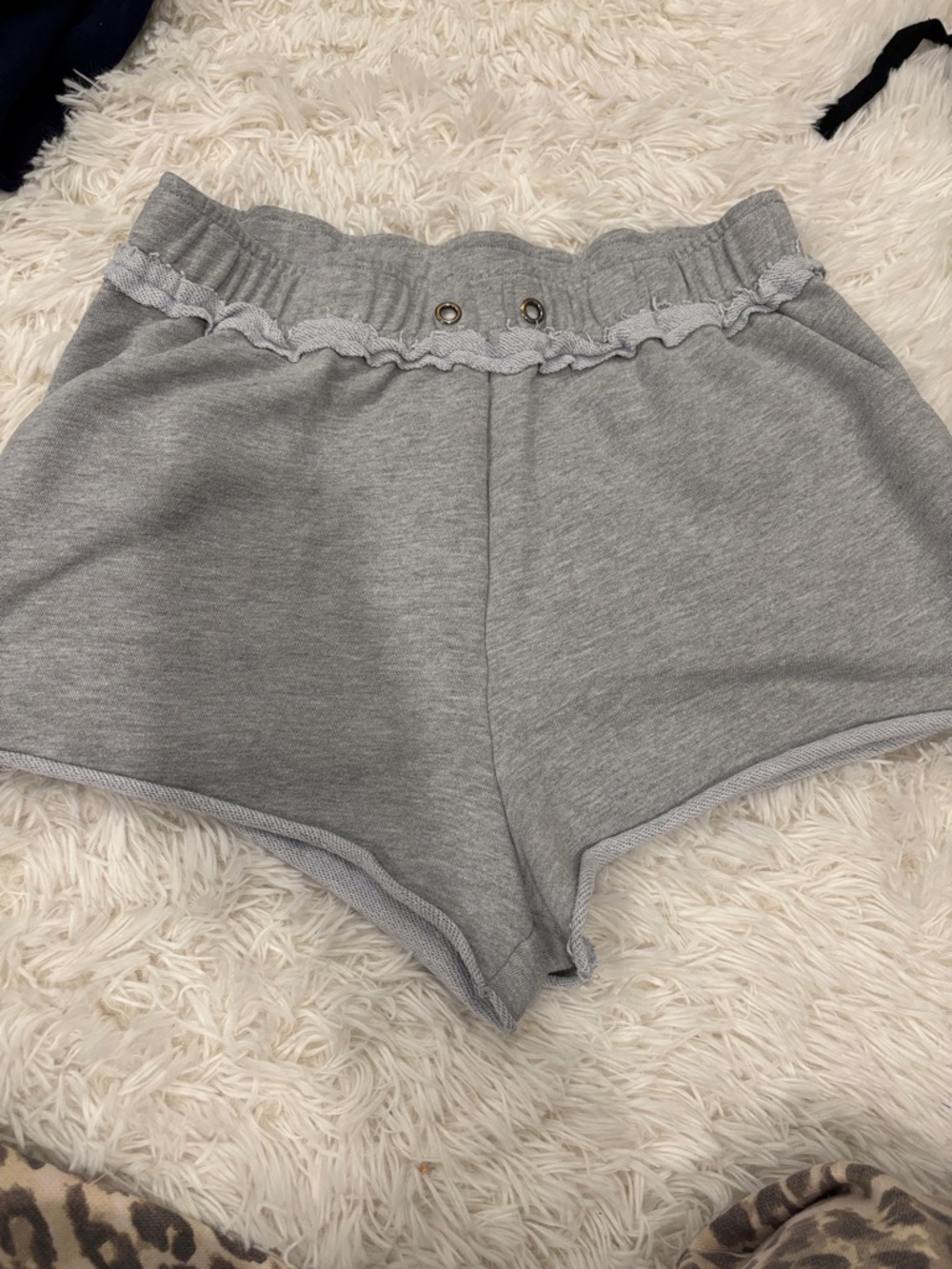 Women's Athletic Lounge Shorts - Light Gray